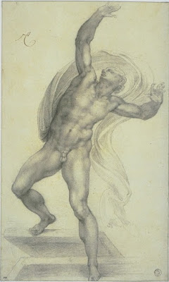 Michelangelo, Zmrtvýchvstalý Kristus, ca 1520/30