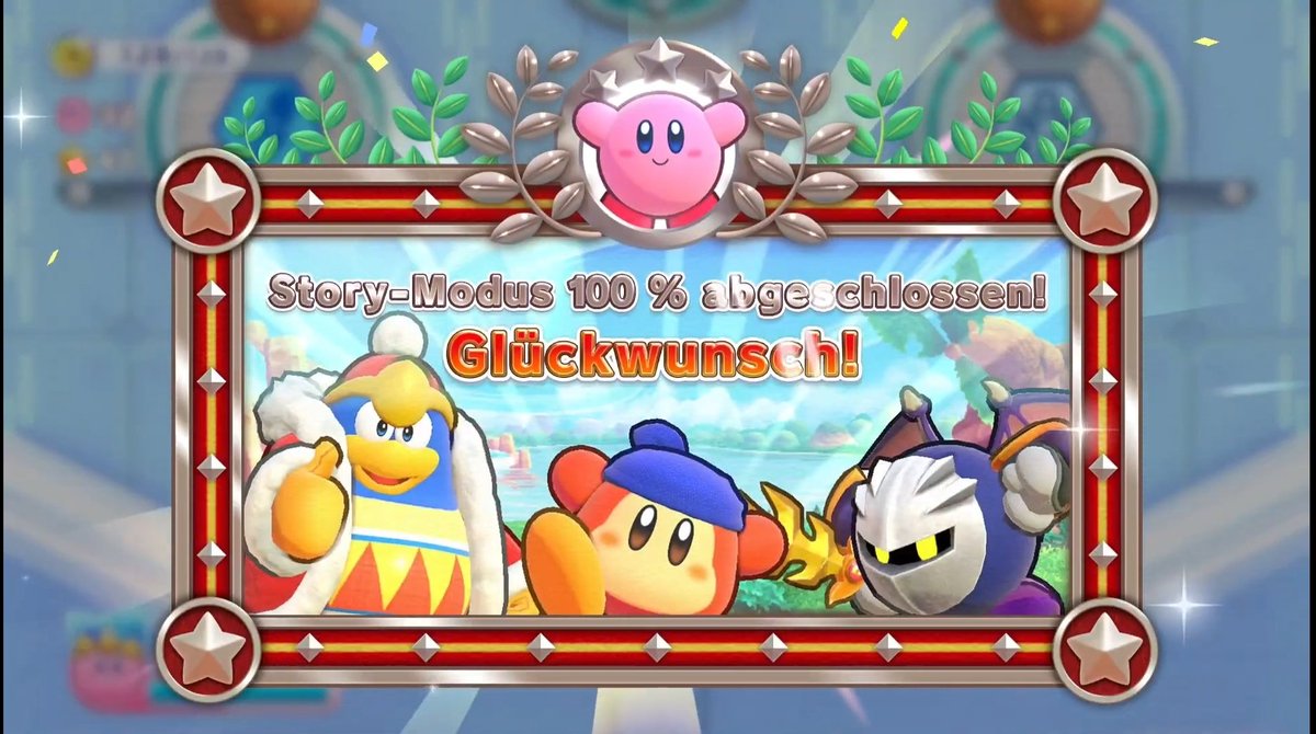 Hab endlich die 100% in Kirby's Return to dreamland Deluxe 😍

Danke Für dass Großartige Remake 
Hat mega Spass gemacht.
<a href="/NintendoDE/">Nintendo DE</a>

youtu.be/KBYe4vcq4ac