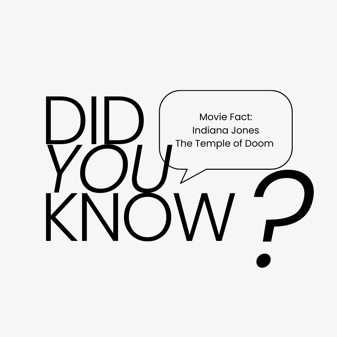 WeVidIt's tweet photo. Did you know this fact about Indiana Jones: Temple of Doom! Can't wait to see Harrison Ford in this iconic role in the new Indiana Jones: Dial of Destiny!
#indianajonesandthedialofdestiny #harrisonford #movies #pg13 #templeofdoom https://t.co/fkB9MnqhnR