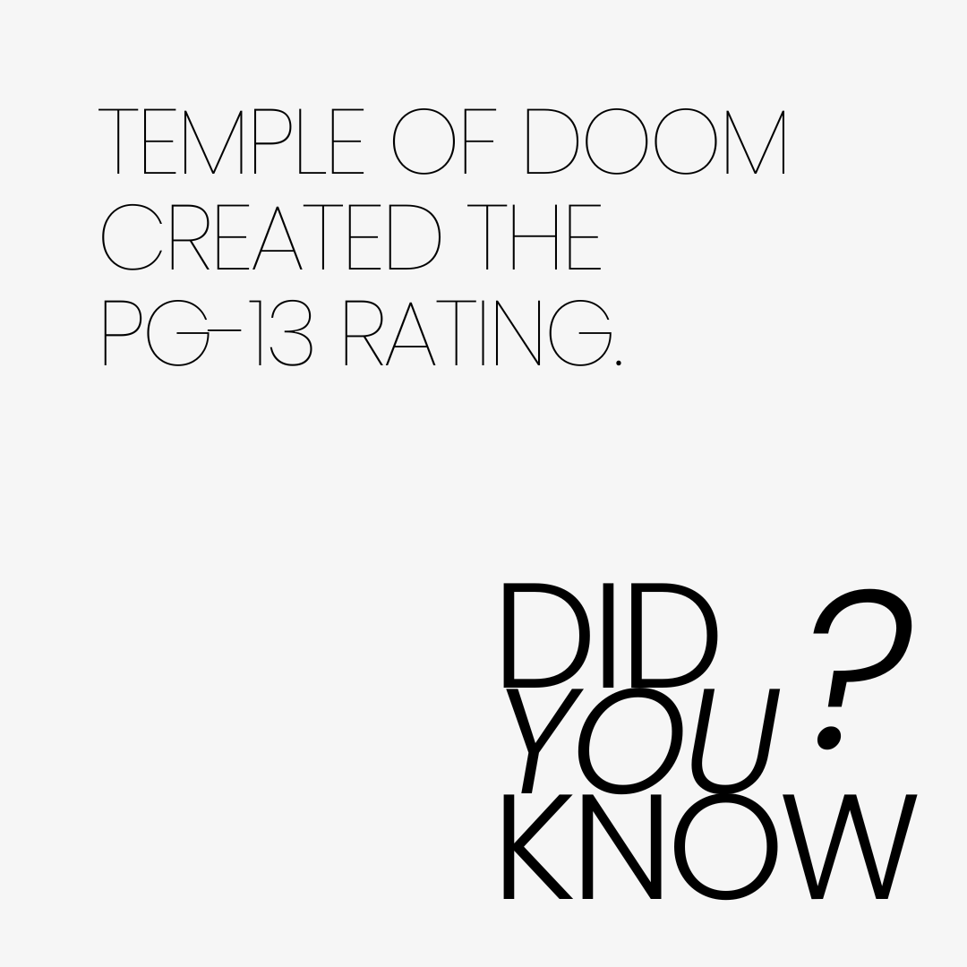 WeVidIt's tweet photo. Did you know this fact about Indiana Jones: Temple of Doom! Can't wait to see Harrison Ford in this iconic role in the new Indiana Jones: Dial of Destiny!
#indianajonesandthedialofdestiny #harrisonford #movies #pg13 #templeofdoom https://t.co/fkB9MnqhnR