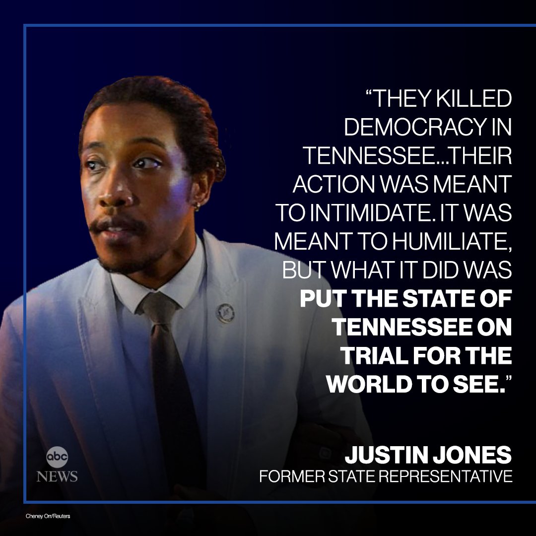 ABC News on Twitter "Former Tennessee state Rep. Justin Jones, one of