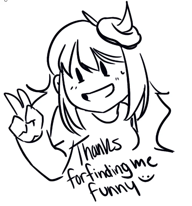 Hi hello, I realize that quite a number of my new followers are from that one tweet I made, so, Thank you for 600 followers, I hope I can make more entertaining funnies for you guys to enjoy :) 