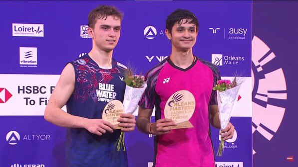campelones's tweet image. 09/04/2023
BADMINTON 🏸
ORLEANS MASTERS 
🚹
#OrleansMasters 
📍Orleans 🇫🇷 

🥇PRIYANSHU RAJAWAT 🇮🇳 
🥈MAGNUS JOHANNESEN 🇩🇰