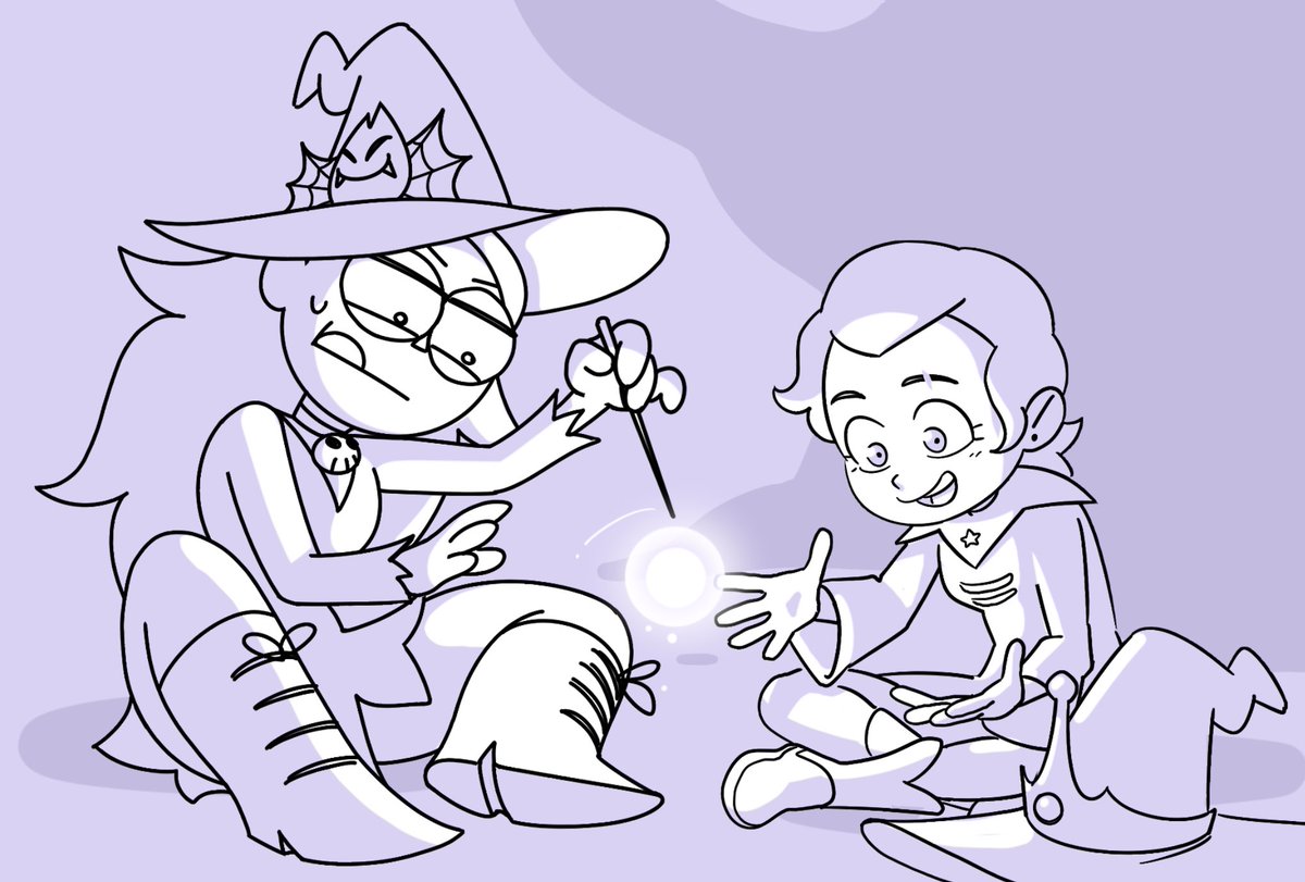 jar_kofi's tweet image. kinda tough to get the hang of magic from another world…