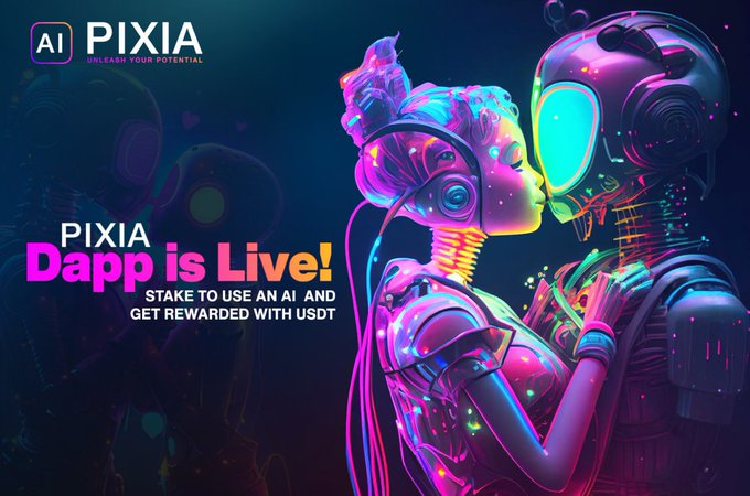 #PIXIA testing out their new bot for Telegram🔥.
Create stunning #NFT art work on #Twitter and #Telegram. Send creations straight to <a href="/opensea/">OpenSea</a> #NFTs via the $Pixia #dApp🤖.
Bullish progress from @PixiaAi causing the chart to breakout🚀

Links🔗linktr.ee/PixiaAi

#AI #Bitcoin