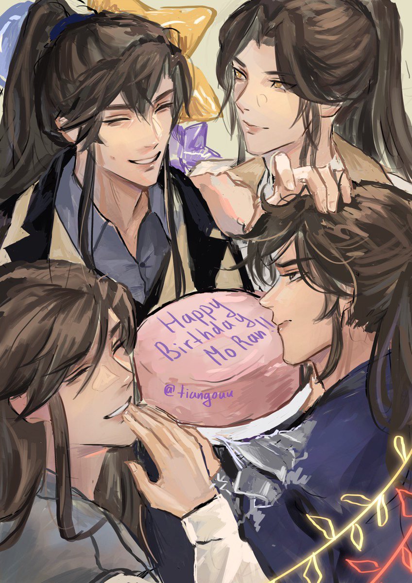 tiangouu's tweet image. congrats to our birthday boy!!💝
#墨燃0409生日快乐 #二哈和他的白猫师尊 #2ha