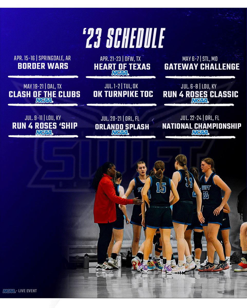 MathurinAgency's tweet photo. 🚨🚨🚨SCHEDULE 🚨🚨🚨

Oklahoma Swift 16U - Dublin 

Excited for this complete group to compete in the NE2K League and Nationally. A group of amazing up & coming recruits you don’t want to miss this spring/summer‼️

#grassroots #oklahoma #basketball @coach_dub15 @EllaVoskuhl @CoffeyCollier_ @AvaMcIntyre24 @MeganShafer23 @evimitchell2025 @KazlynU