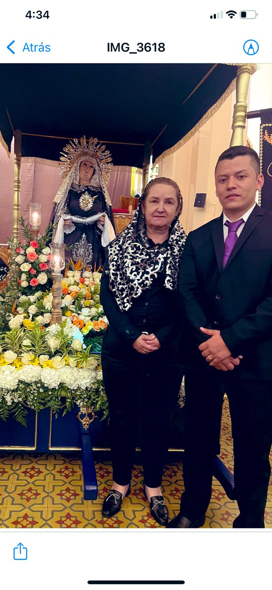 YeisonUsuga9's tweet photo. #SabadoSanto Acompañamos a nuestra gran lideresa @Margaritaloper8 en su cofradía de la Virgen de los Dolores. Más de 10 años de realización la convierten hoy en una tradición religiosa para los #Cañasgordenses 

#NuestraFe #Tradicion #SemanaMayor https://t.co/b0zm0WCtrA