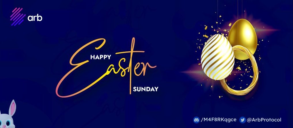 Wishing a delightful Easter Sunday to the members of the $ARB Community!