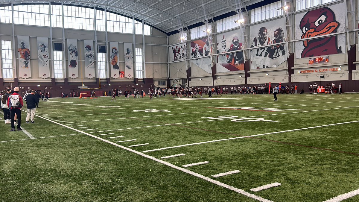 Great day at VT <a href="/HokiesFB/">Virginia Tech Football</a>