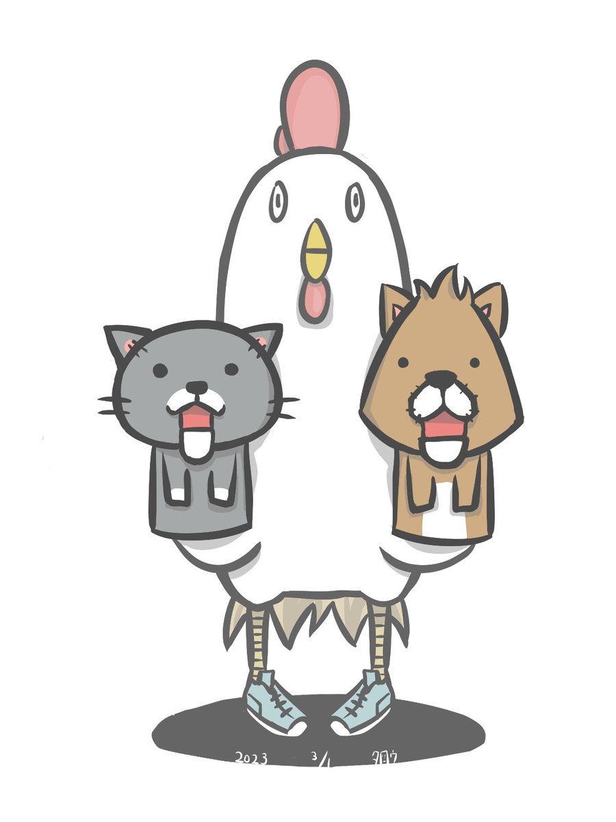 「3月① 3/1〜4 #先月描いた絵を晒そう #イラスト #絵柄が好みって人がいた」|タロウ@一日一絵のイラスト