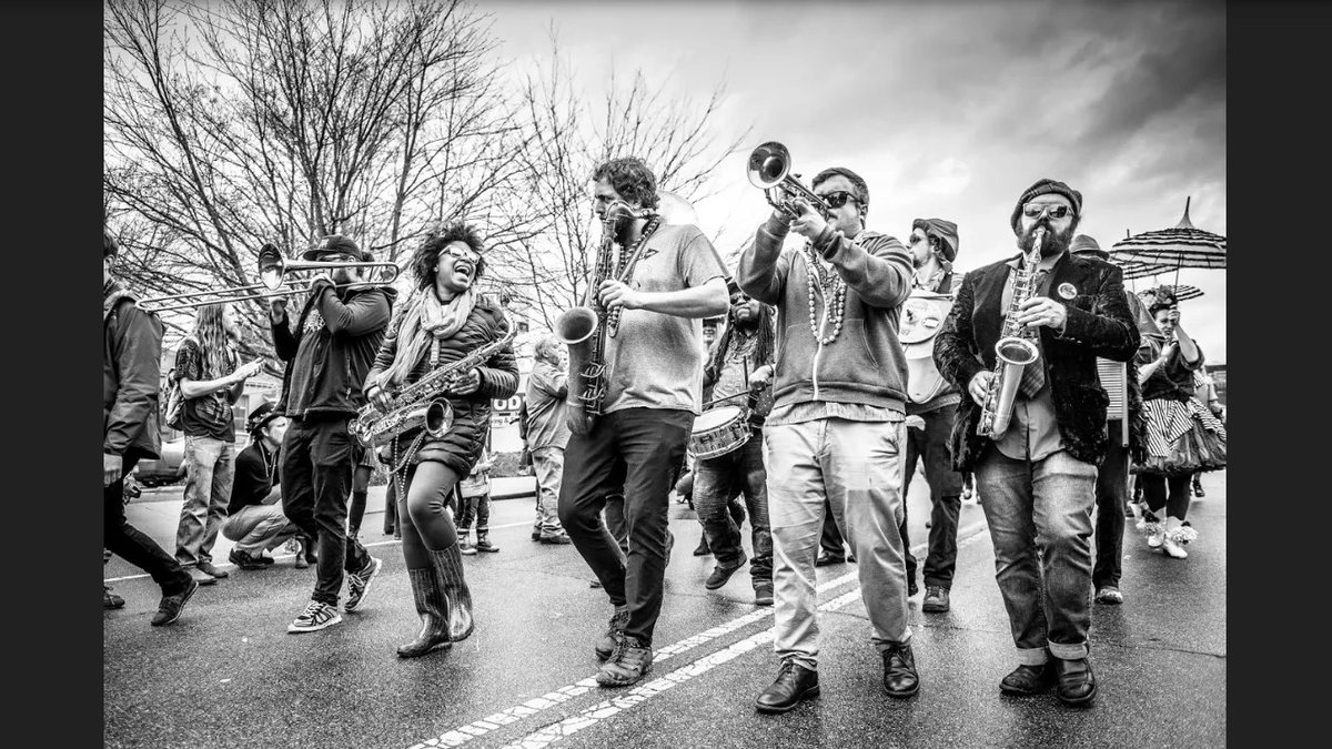 Empire Strikes Brass headlines Road to Rooster Walk next Friday 4/14!! Big Fat Gap and Isaac Hadden also play! FREE CONCERT! 7PM doors, 8PM Show, but join the pre-party starting at 6PM at <a href="/HawRiverAles/">Haw River Farmhouse</a>!