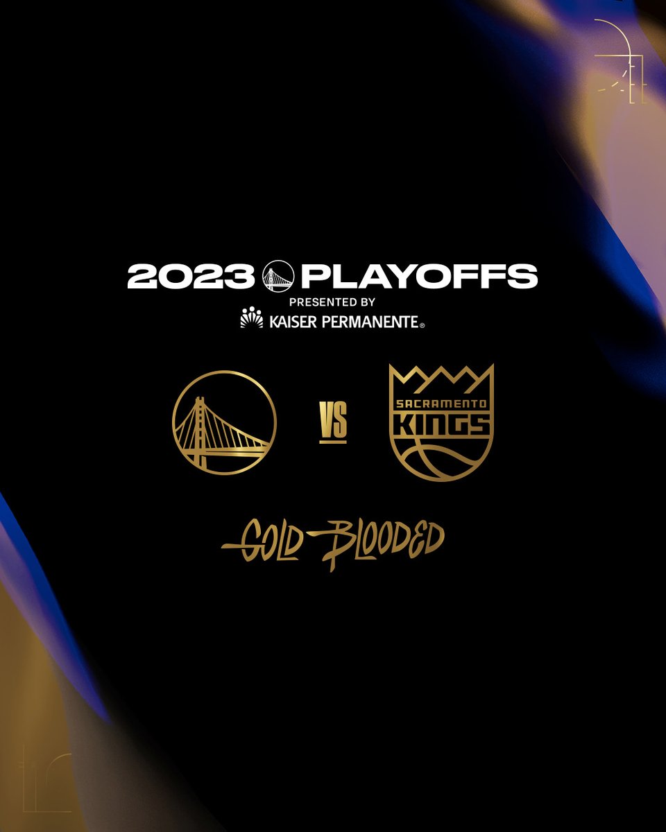 warriors's tweet image. The journey begins in Sacramento.

@kpthrive || 2023 Playoffs