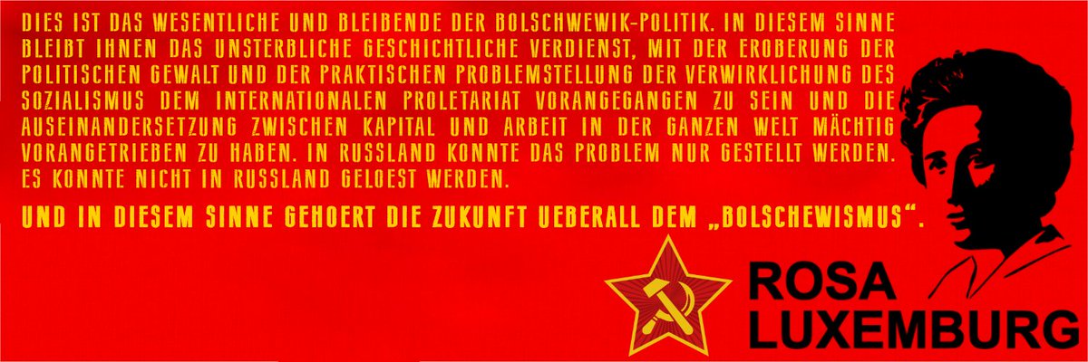 FFFHamsic's tweet photo. @DieSelbeInGruen @Lucyhcnl @DekarldentSimp @nileon09 Moin ich kann dir Wirklich nur nahlegen mal Rosa Luxemburg zu lesen☭ https://t.co/fhV2Af0Awr