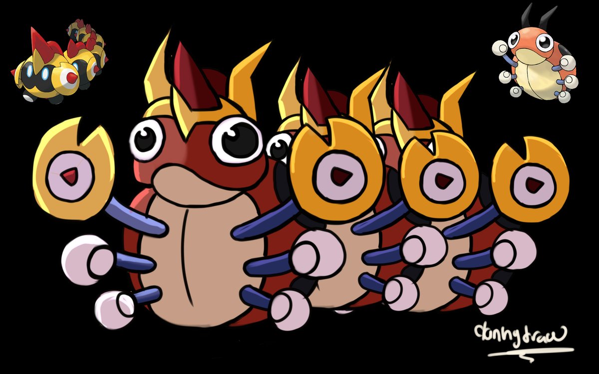 danhydrawing's tweet photo. hoy ando muy fusionero al azar jajajaja me salio ledyba y falinks le llame faliledi  #pokemon #anipoke #ledyba #falinks #pokemonfusion https://t.co/P5QU8Fao9E