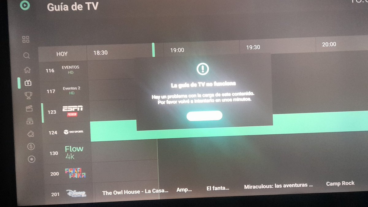 SUBINTIENE's tweet photo. @PersonalFlow_At cada vez q queremos ver los partidos pasa lo.mismo y ni q hablar si quiero conectar desde la computadora al flow. La verdad q pago futbol al pedo por q siempre hay un quilombo. Y ni que hablar el.mal funcionamiento de Internet durante todo el día y todos los dias https://t.co/PrctxFbeG4