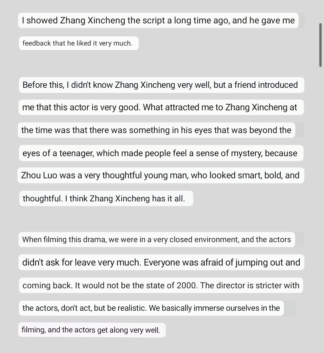 zxchengzi824's tweet photo. 3 • #ZhangXincheng's news
🧡 [News] Director Yao Xiaofeng mentioned Zhang Xincheng in an interview
#PaleFire #DarkFire #GoWithTheWind
https://t.co/ylYdgVOyXs
https://t.co/rQDCUBliPe https://t.co/JuhKALztud