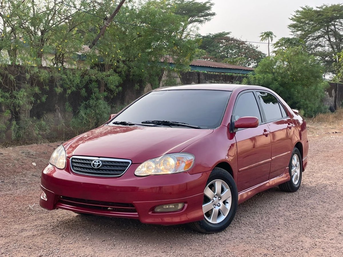 imbuhari1's tweet photo. SUPER CLEAN 2006 COROLLA SPORT 
PRICE 2.850M
LOCATION KADUNA
08036737240

Please like and retweet https://t.co/Wvj3rtDX1H