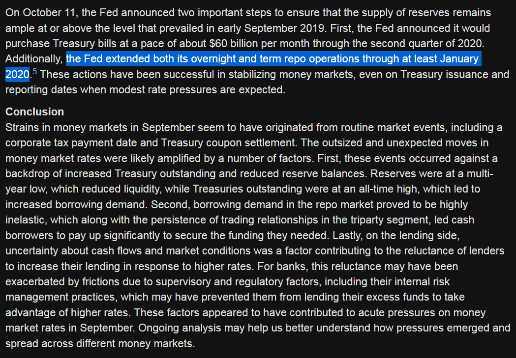 FinanceLancelot's tweet photo. The Fed admits guilt of causing the 2020 crisis by pulling the Emergency Repo rug at exactly the worst possible time, despite the banking system being on life support since Sep 2019

The Repo rug was pulled right after Powell attended the Bezos party 🤫

https://t.co/0AvedoyH6f https://t.co/DfSpsmmRQB
