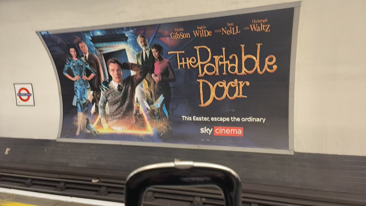 I was back in London for all of 5 mins before I ran into this on the tube #patrickgibson