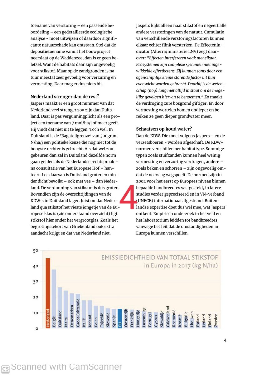 marcelbar8's tweet photo. (1/2) Behoorlijk vernietigende recensie van Sander Wieringa over het boek #Stikstoffuik van Arnout Jaspers. 
"Het heeft met wetenschap niets te maken en gaat voorbij aan zaken als wetsgeschiedenis, jurisprudentie en de trias politica." https://t.co/HSVhb0nq1P