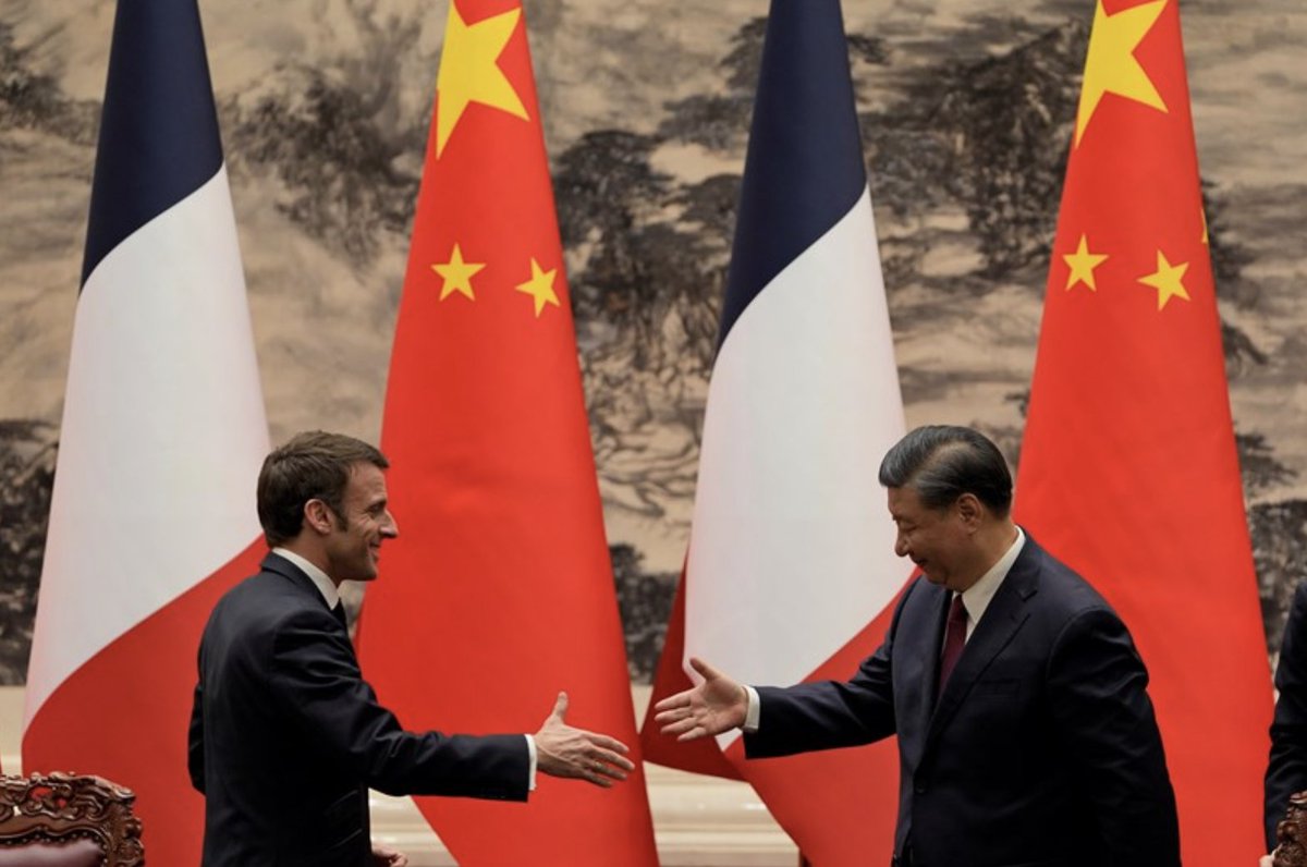 GoldTelegraph's tweet photo. In the last two weeks, we have watched China settle its first LNG trade in yuan with a company from France.

The French President now says Europe should reduce dependence on the U.S. dollar and must resist pressure to become America’s followers.

People are starting to realize the world is changing in a big way and quickly.