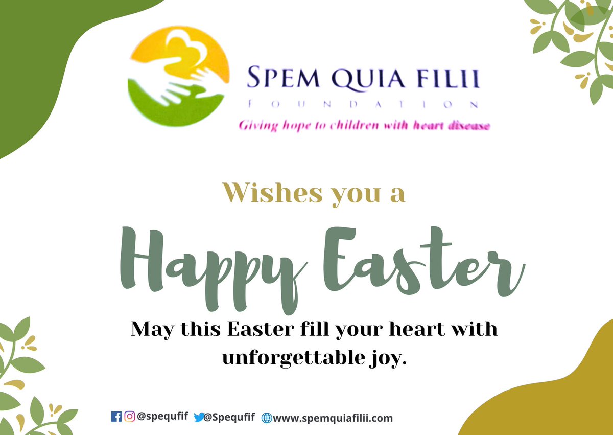 #spequfif #hopeforchildren #heartdisease  #Easter