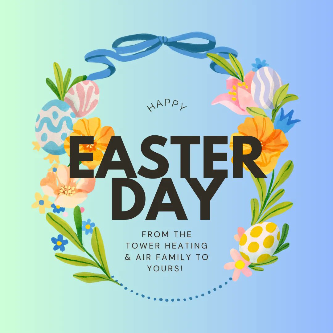 Happy Easter from the Tower Heating &amp; Air family! May this joyful season of Easter fill your heart with renewed hope, love, and peace.