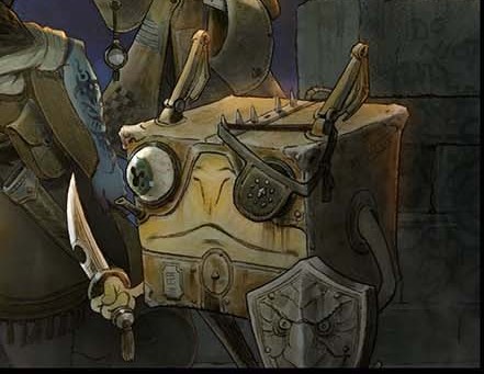 KingofVrock's tweet photo. Gonna tell my kids this is SpongeBob SquarePants... #planescape #modron https://t.co/uZZjpe9riR