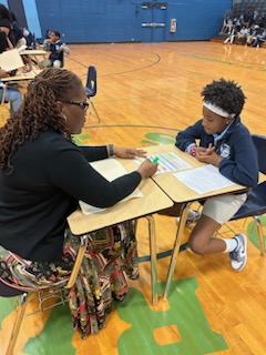 Data chats with students are a great way to help us better understand student needs, help them understand the importance of their data and allow the chance for them to reflect and set goals to reach their individual targets <a href="/JeanRibaultMS/">Jean Ribault MS</a> #datachatsmatter