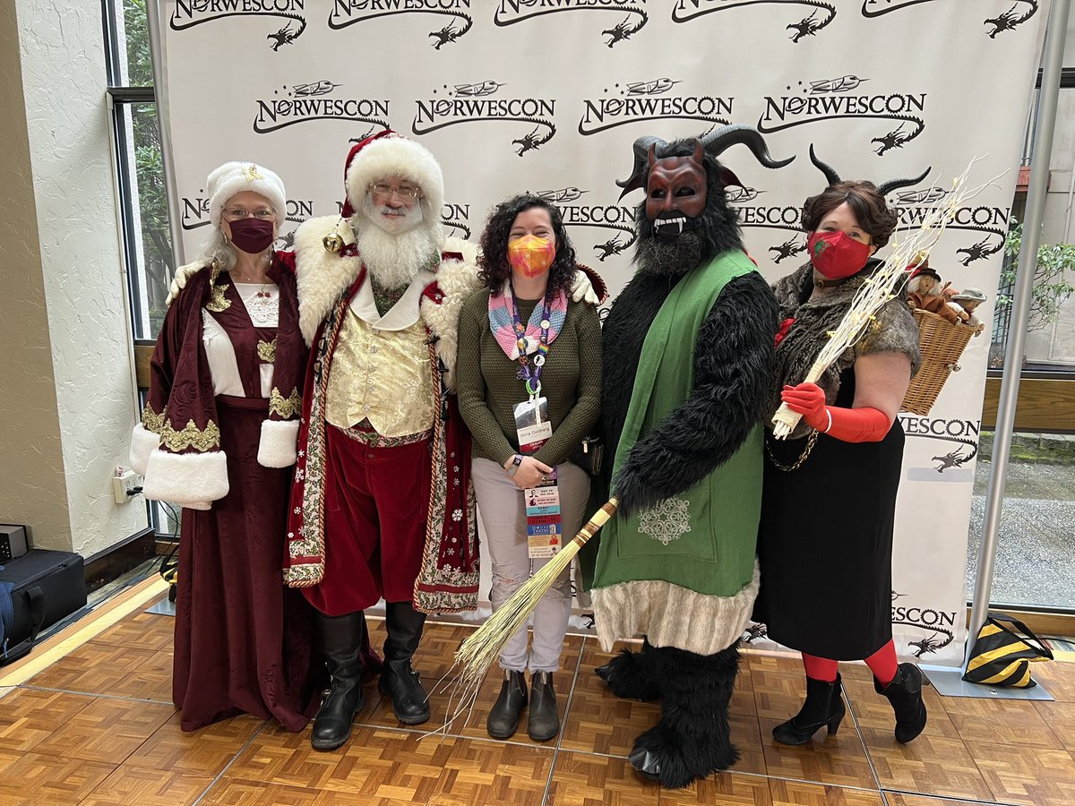 Had a wonderful time meeting Krampus and friends this weekend <a href="/norwescon/">Norwescon</a> ! Thanks to <a href="/crypticon/">Crypticon Seattle 👻🧛🏼‍♂️⚰️</a> for facilitating such a cool meetup.