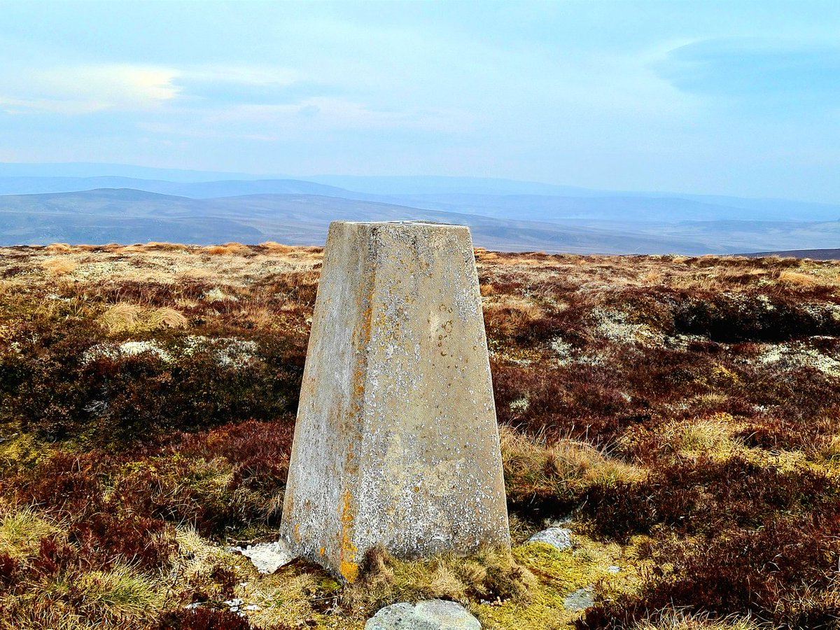teacherofrebels's tweet photo. 2 small summits today. Small but challenging.  10 miles through heather gets to you. But I made it to the top twice. #outdoors https://t.co/m1cZtiQDyz