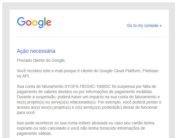 IntroCDC's tweet photo. @googlebrasil o que eu faço? tem uma ação necessária na minha conta do google cloud platform, minha conta foi suspensa, sendo que eu tô devendo 4 centavos e eu não consigo pagar por causa que o valor mínimo pra pagamento é de 2,99 https://t.co/QSmL8VRFxM