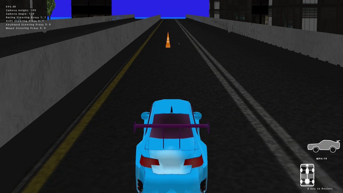 Working on a new Car Racer physics engine for GameMaker 1.4, stay tuned for a video!

#gamemaker #gamedev