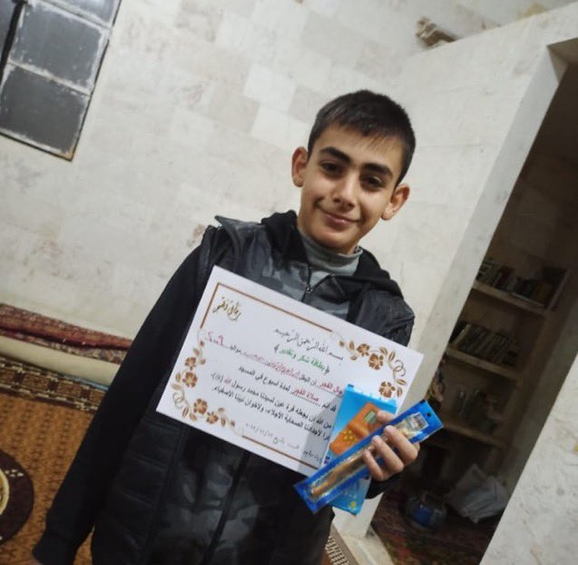 RaedAlSaleh3's tweet photo. Assad regimeโs continue attacking residential areas, today Assad forces with Russia forces backed, they launched several artillery shelling targeted Sarmin east of Idlib as result of attack one child were killed and four others were other children, including a baby, April 9. the white helmets team responded to treated the injured and to transfor injured to the hospital.
#Whitehelmets
