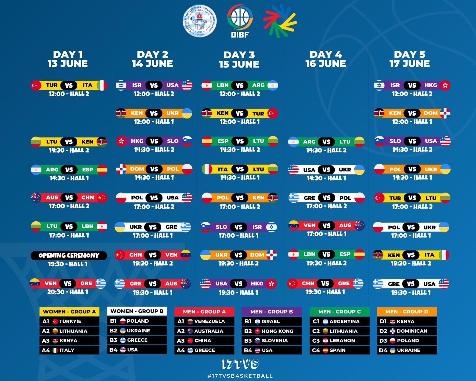 DIBF on Twitter "Take a look at the groups stage matches for the World