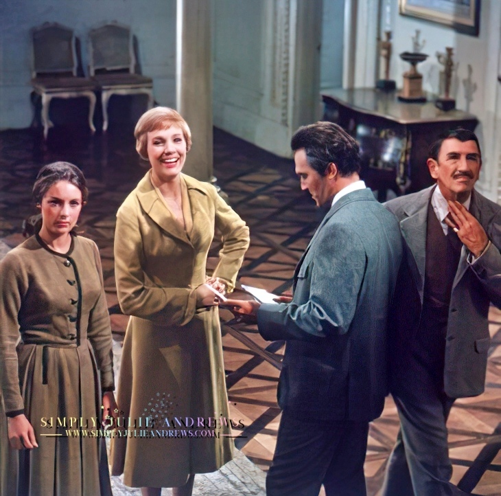 Sound of Music set #JulieAndrews #ChristopherPlummer