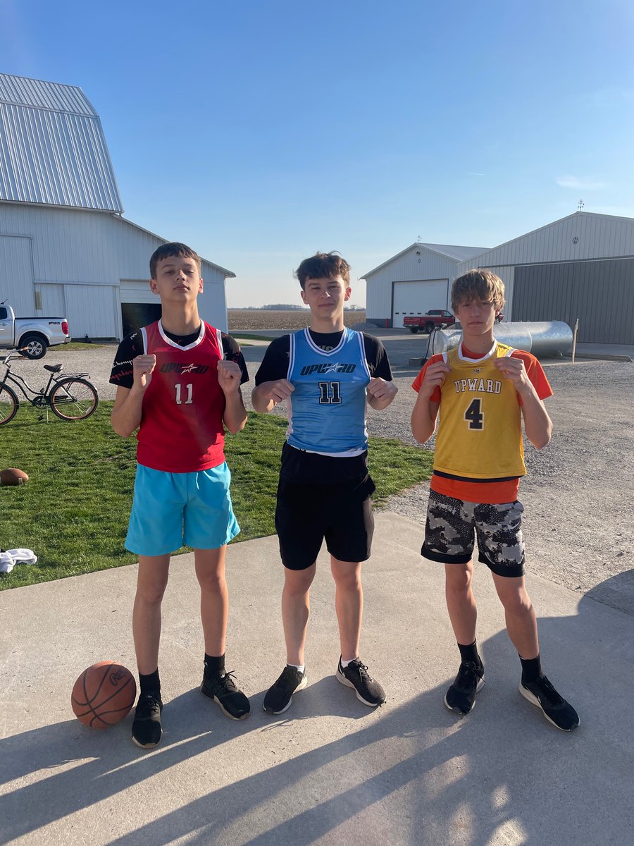 When you grow up playing ball together, you break out the throw back jerseys. We still love them even if they are from Eastwood.