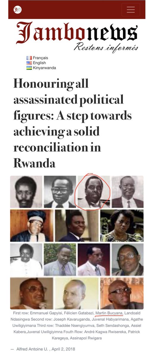 CahayJF's tweet photo. Si quelqu’un doute de l’idéologie toxique de Jambo asbl… Cette association honore Martin Bucyana, fondateur du CDR, parti le + extrémiste &amp; raciste dont le bras armé Impuzamugambi fut l’une des principales milices responsables du #GénocideContreLesTutsi
@ParaCdoBE @VilledeMons https://t.co/MOPHC6Oyhg