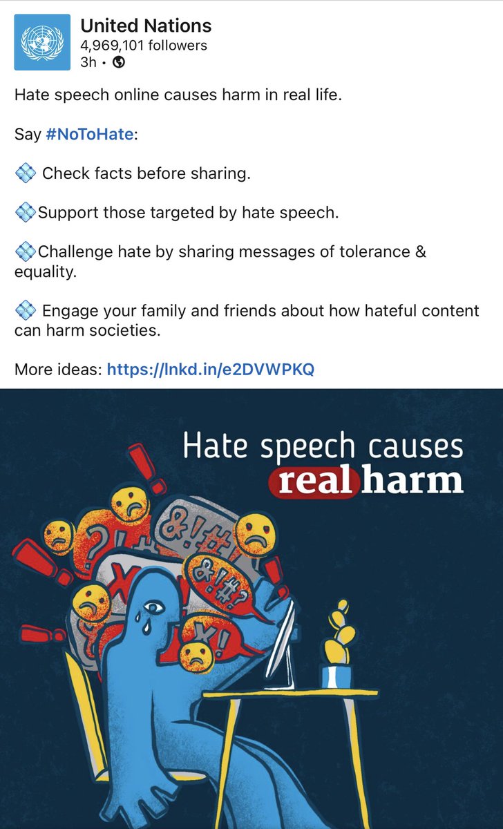 NamibiaDigital's tweet photo. Hate speech has dire consequences. Educate yourself on what hate speech is and how you can get involved in the fight against it. 
@UN strategy and action plan on hate speech https://t.co/PX6lG3rN8K

Hate speech: where does it start? https://t.co/Jvh37q7XHA https://t.co/welhzstume