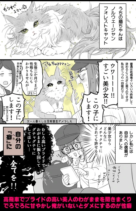 オタク腐女子が猫を迎えた感想 #漫画が読めるハッシュタグ 