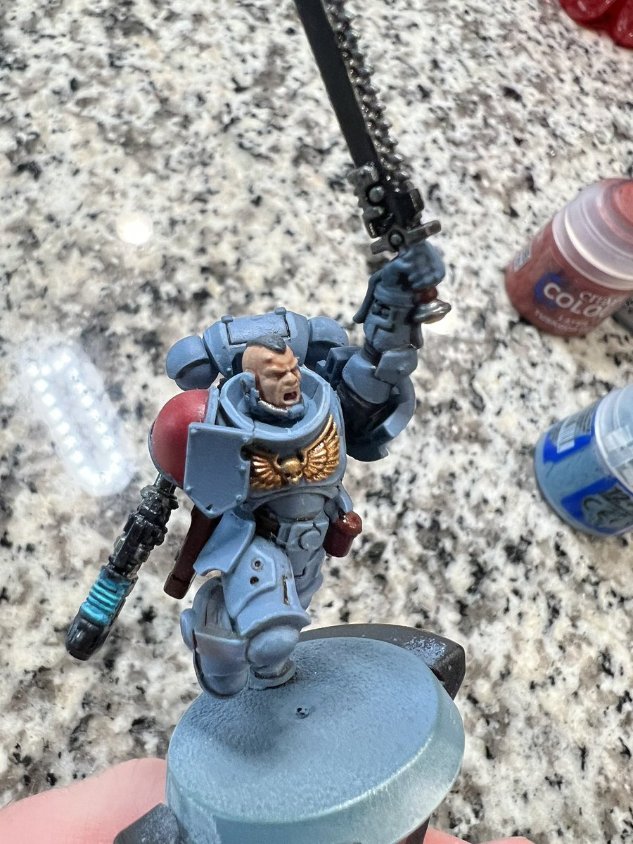 Painting my Space Wolves
