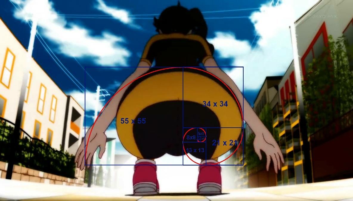 ScrambledPower's tweet photo. Los culos en Monogatari son sencillamente perfectos. No solo son culos completamente proporcionales con el cuerpo y pechos de los personajes, sino que atienden perfectamente a la sucesión de Fibonacci. Lo que los hace perfectamente naturales e insuperables https://t.co/YDXfq9HfLK