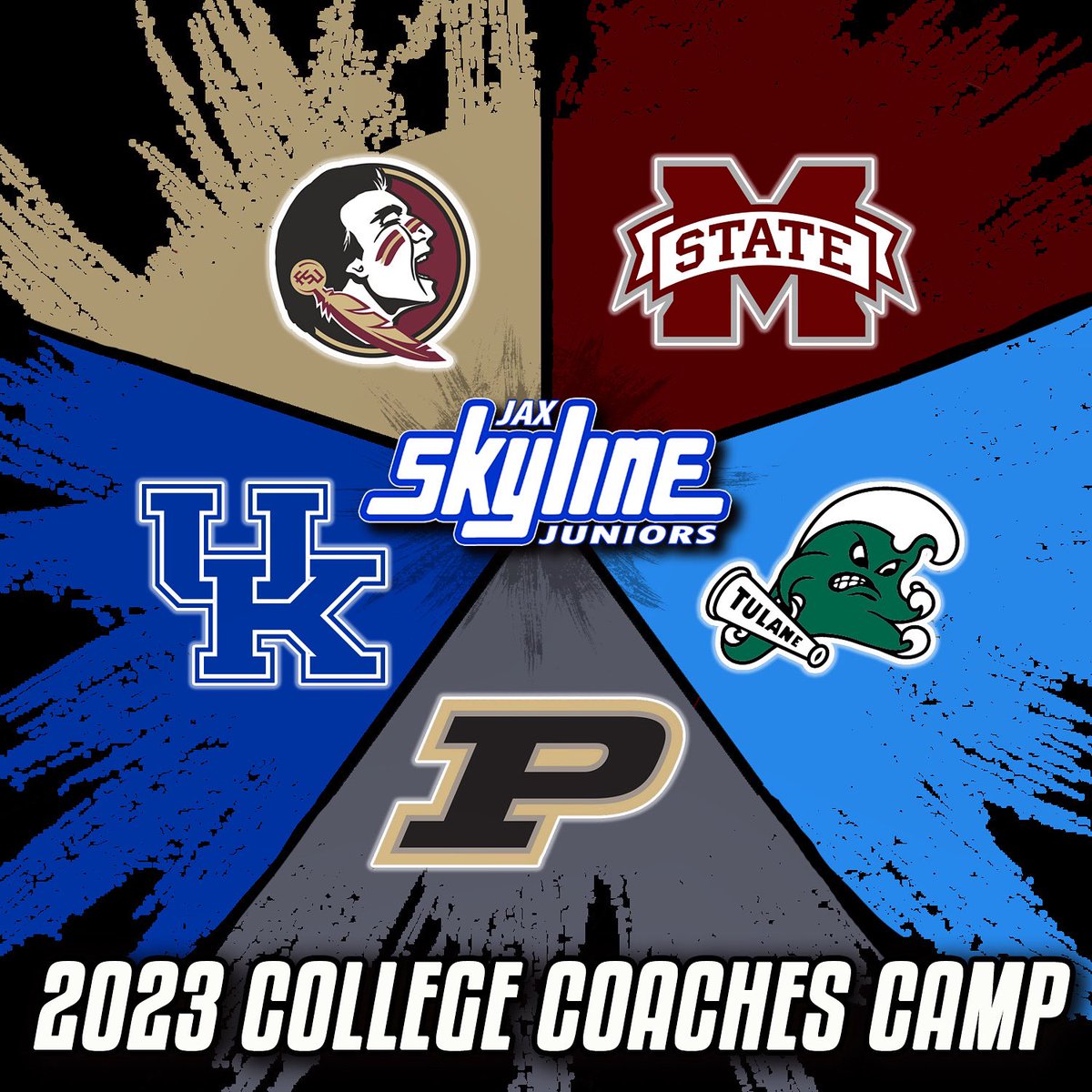 Registration is NOW OPEN for our 2023 College Coaches Camp (June 5-9)! Come learn from some of the best volleyball trainers in the country! This camp fills up fast, so be sure to register ASAP. Go to JaxSkyline.com and click on "SKYLINE EVENTS to register.