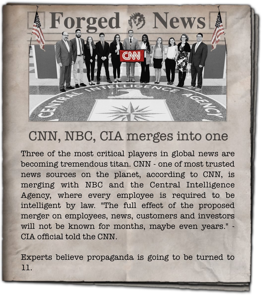 @Ukraine66251776 BBC, CNN, NPR, CIA... 
They have all merged into one.