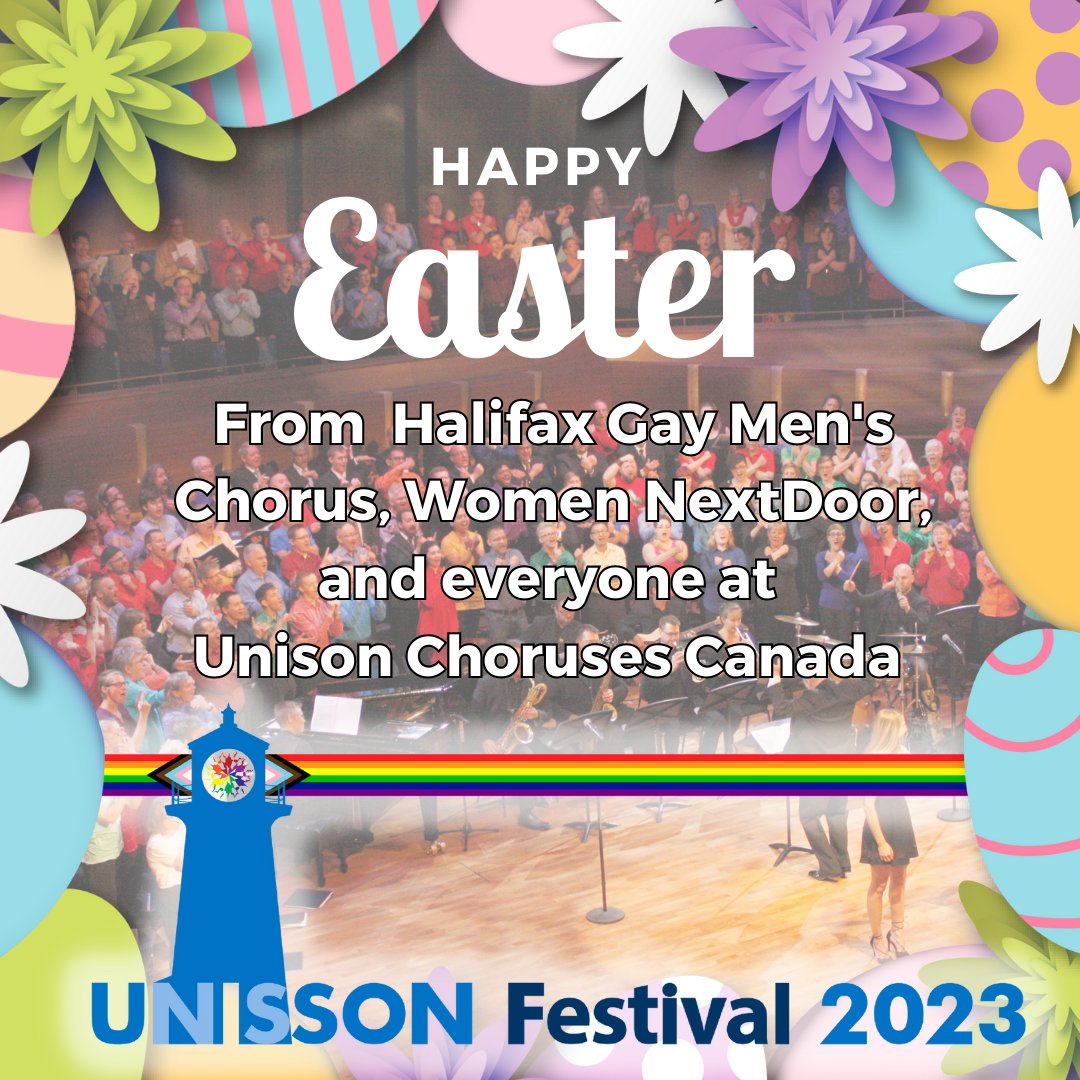 Happy Easter from your 2023 Co-host Choruses, and everyone at Unison! 🐣

bit.ly/Unison2023_tic…