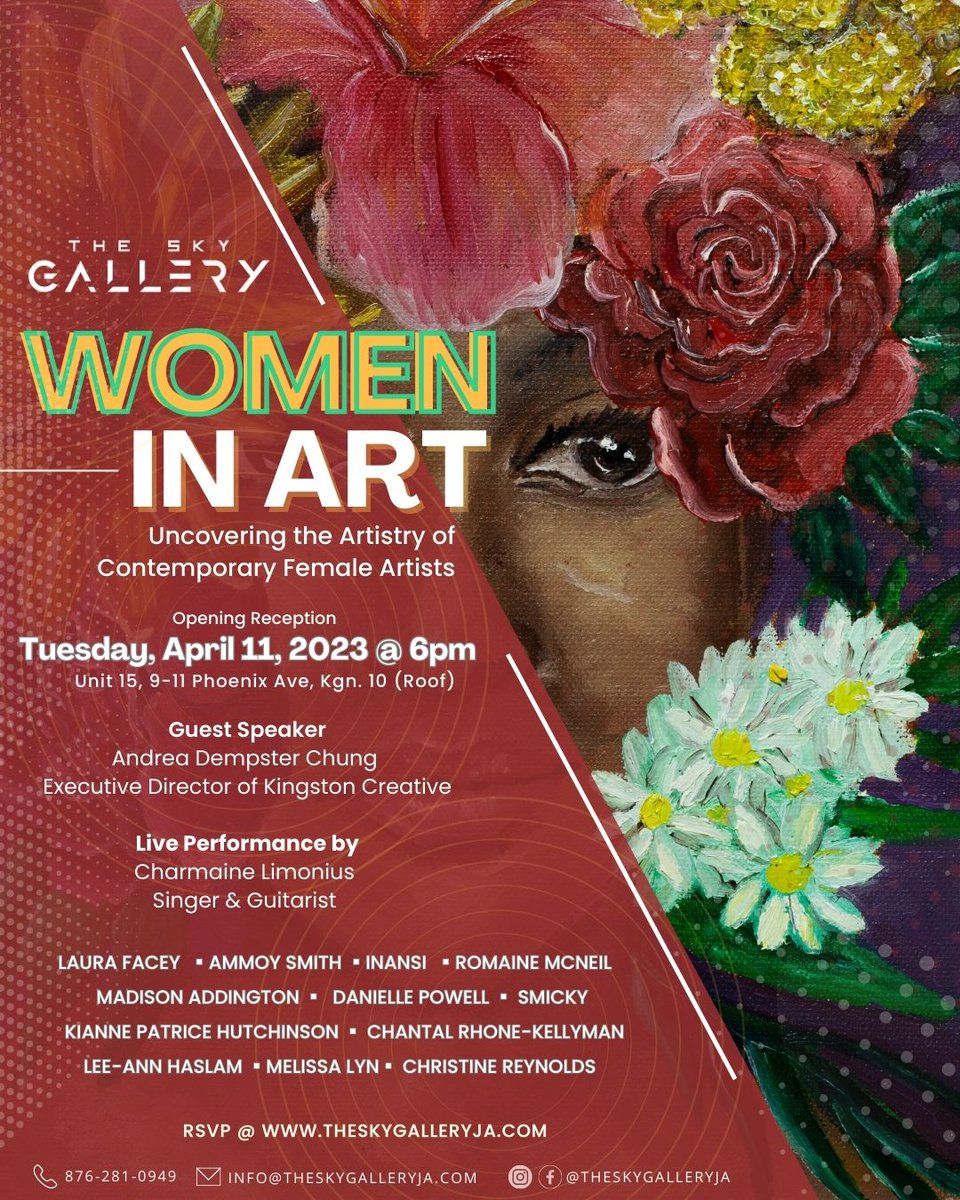 We hope to see you at the Opening of Women in Arts on Tues April 11, 2023 @ 6PM!!