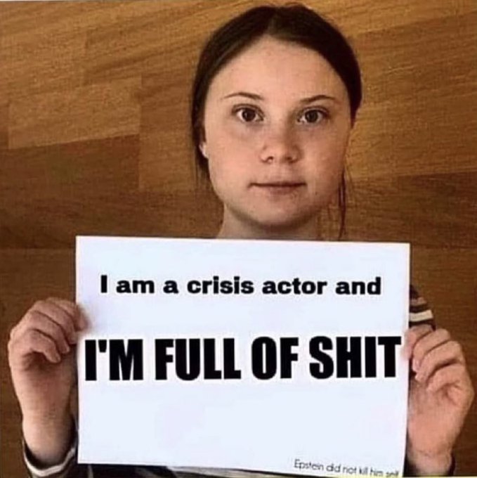 NoToDigital_ID's tweet image. You are a WEF puppet and you are paid by Klaus Schwab to talk about all those lies about climate emergency !

#ClimateEmergencyScam
#ClimateScam 
#WEFpuppets