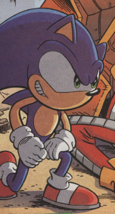 long quills this... short quills that... how about sonic with one quill?