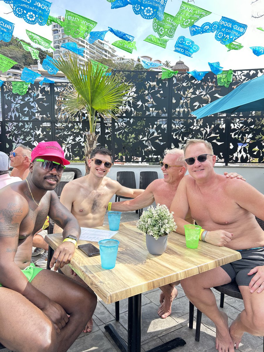 PoolClubPv's tweet photo. Latin Pool Party 
#nakedpoolparty #latinpoolparty #poolparty #gaypoolparty #party #havingfun #poolday #relaxday #hotmen #hotguy #hotgay #handsomegay #handsomemen #hothunk #gayhunk #hombreshermosos #hombresgay https://t.co/h3Maq8px8G
